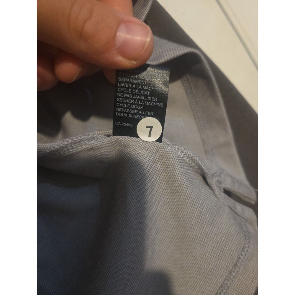 Toscano Grey‎ Collared Polo, Men's Large Shirt, Short Sleeve, Casual, Golf - Picture 6 of 7
